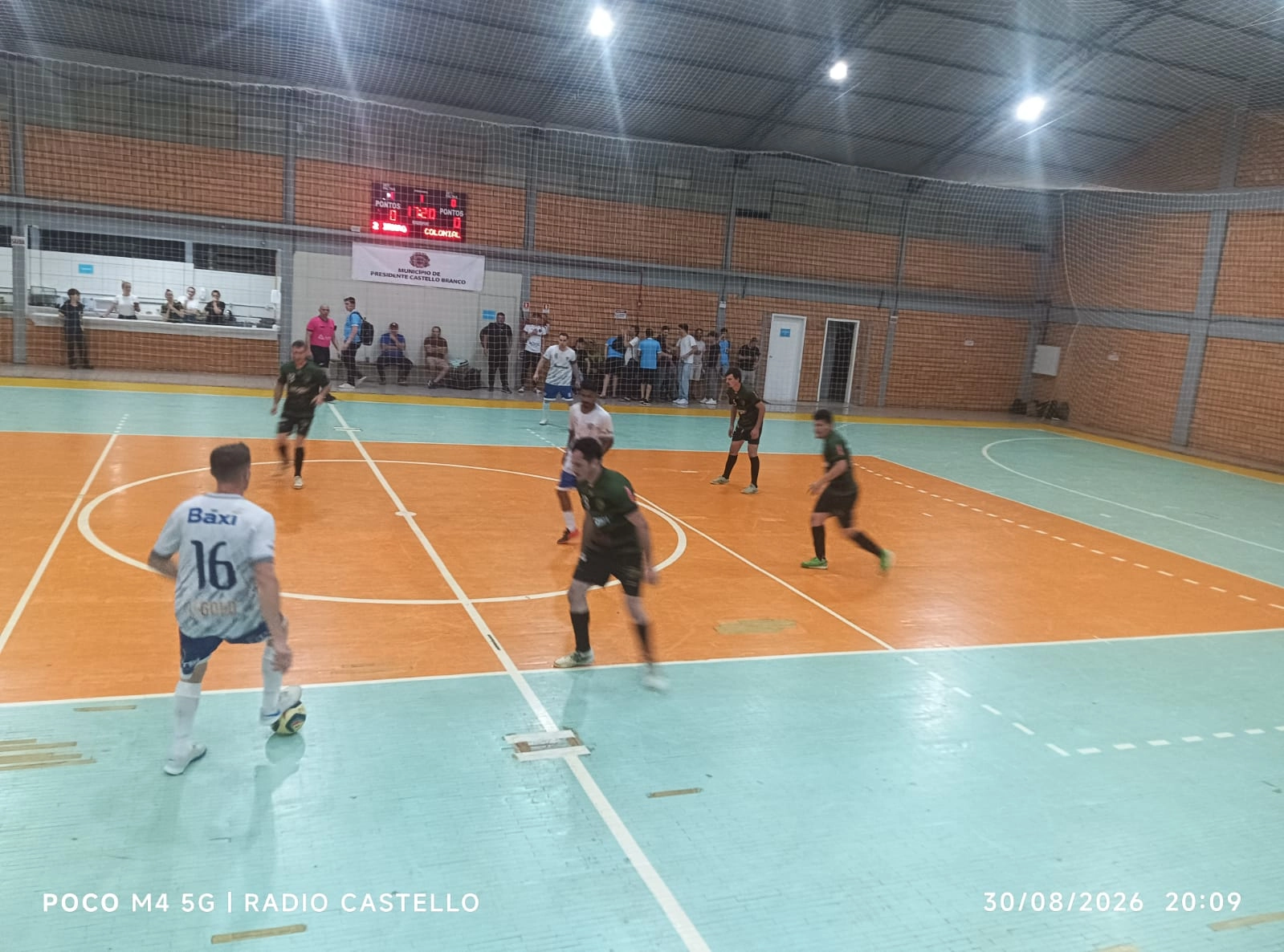 Goleadas marcam a 14ª e 15ª rodadas do campeonato  Municipal  e aberto  de Futsal de Pres. Castello Branco.