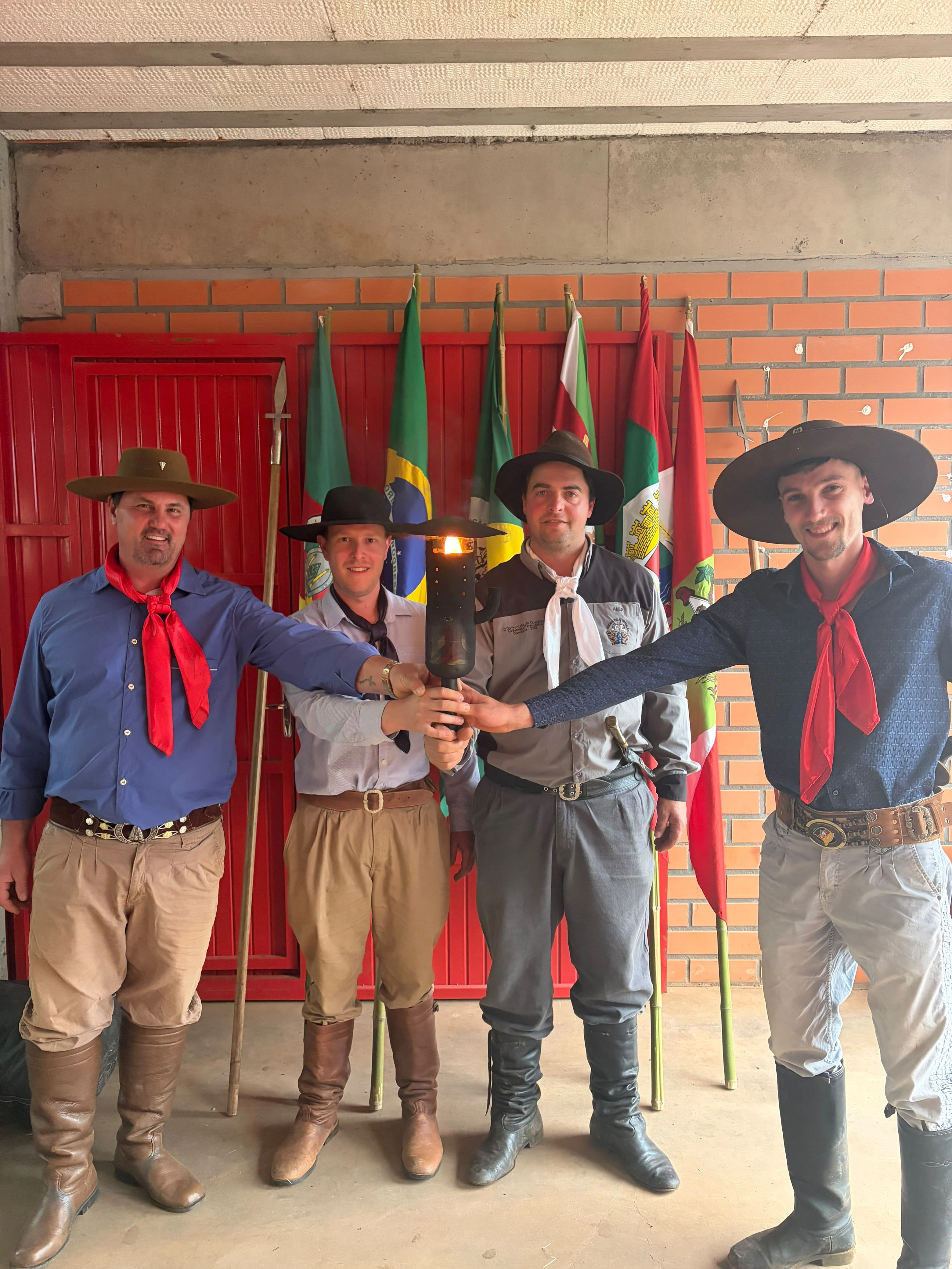 Chama Crioula percorrerá mais de 500 km até chegar a Presidente Castello Branco