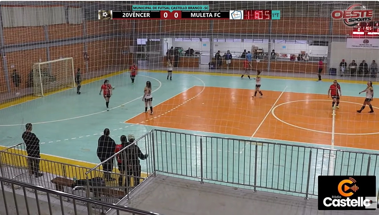 RODADAS DO FIM DE SEMANA MOVIMENTAM O CAMPEONATO MUNICIPAL DE FUTSAL EM PRESIDENTE CASTELLO BRANCO