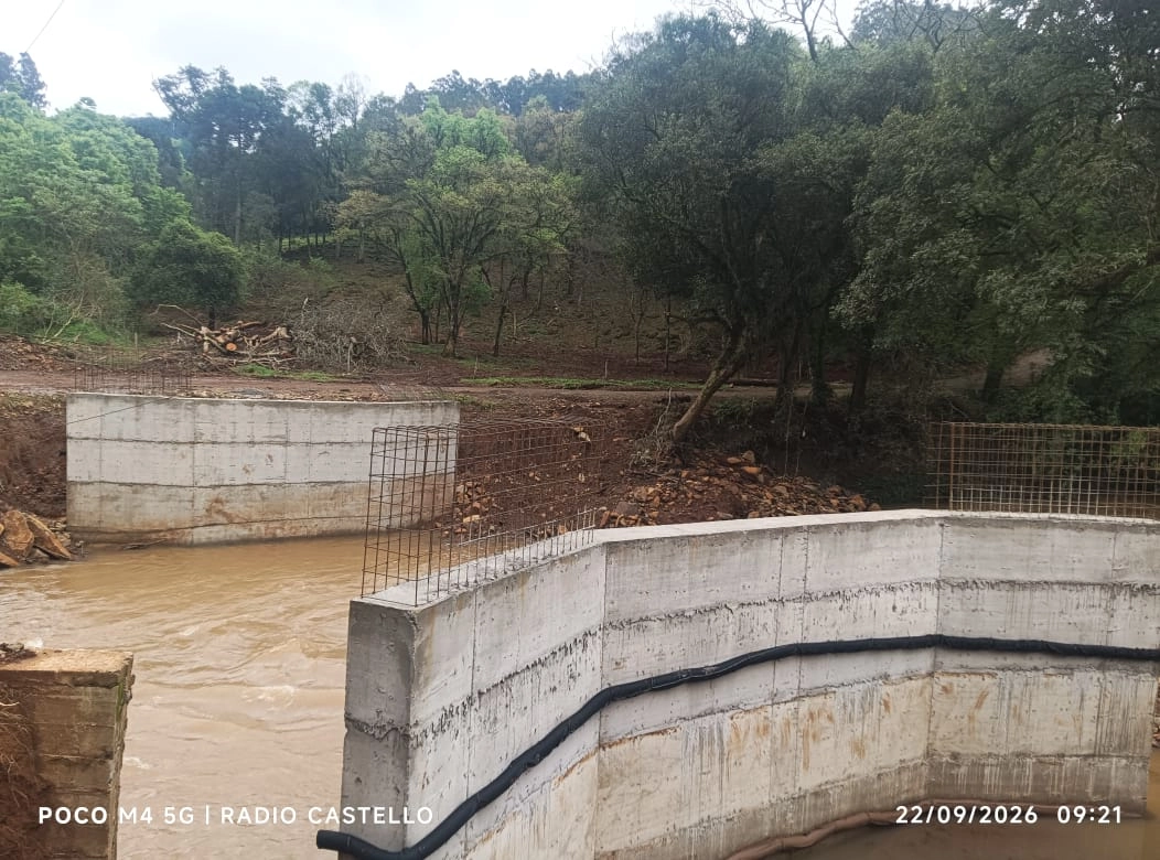 Prefeitura de Presidente Castello Branco avança com obras de novas pontes no interior