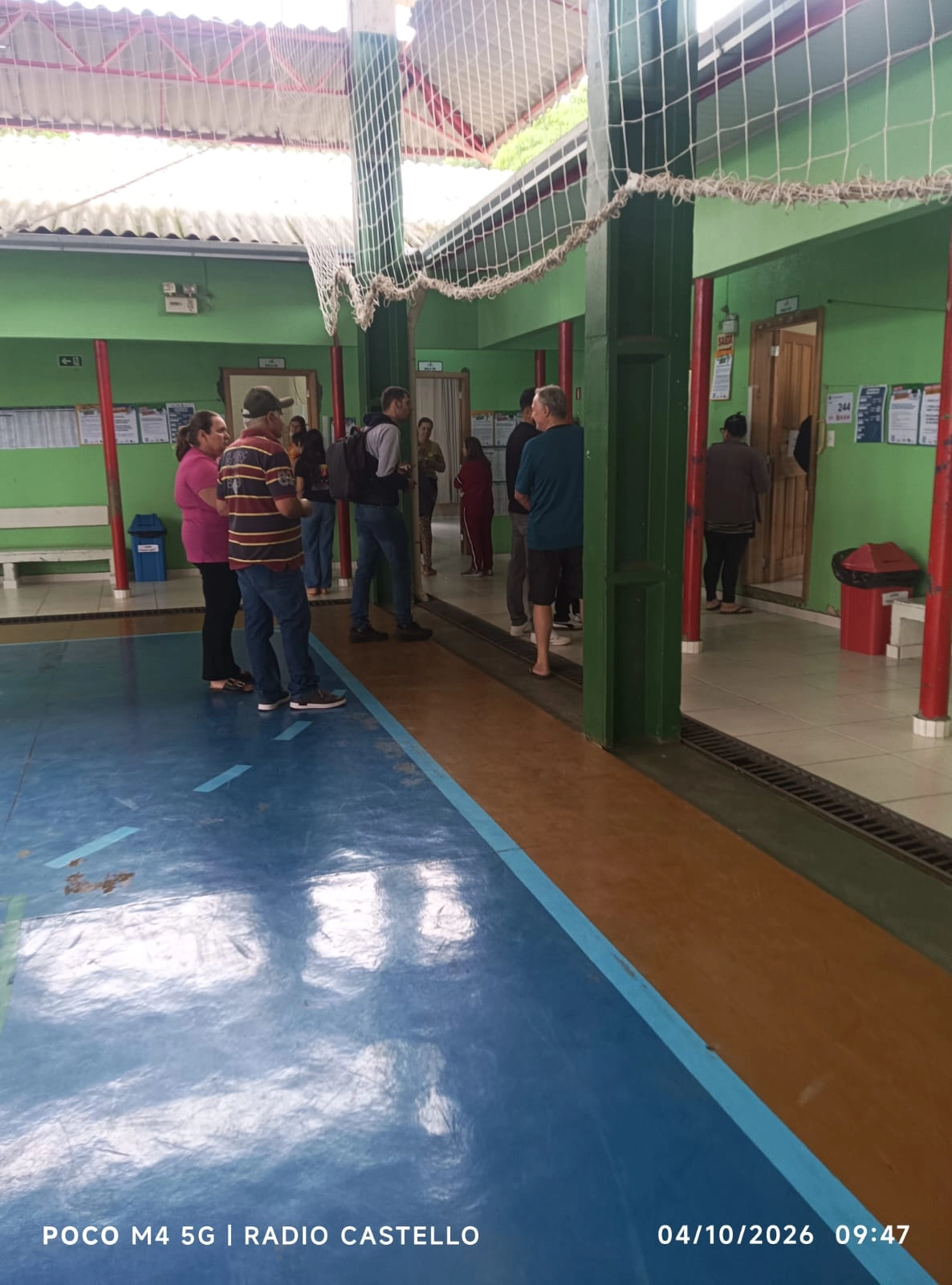 Eleições seguem tranquilas e sem filas expressivas em Presidente Castello Branco até o momento.