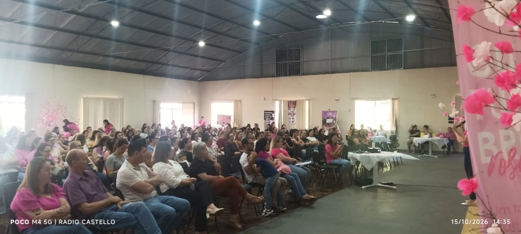 Secretaria de Saúde de Presidente Castello Branco realiza evento especial do Outubro Rosa com foco na saúde integral da mulher