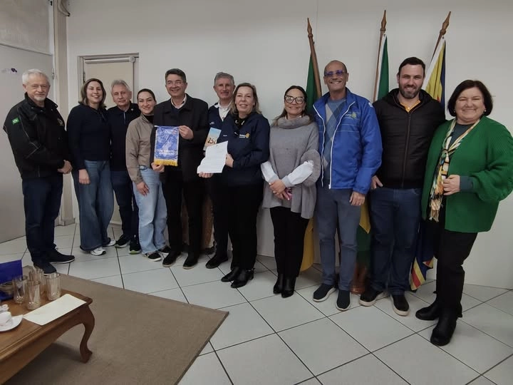 Governador do Distrito 4700 do Rotary realiza visita oficial à Prefeitura de Soledade