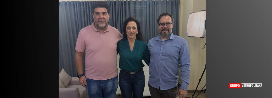 TV METROPOLITANA RECEBEU ÉRICA GORGA NO ENTRE ASPAS - ELEIÇÕES 2026