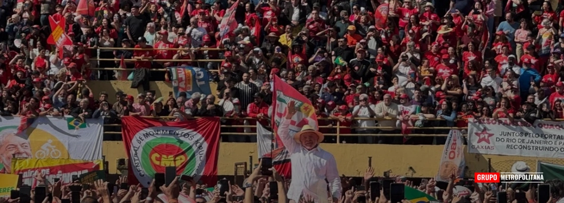 LULA FAZ PRIMEIRO ATO DE CAMPANHA EM SP E DEFENDE MAIORIA NO CONGRESSO