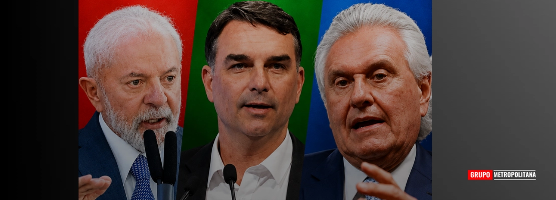 BTG/NEXUS MOSTRA LULA À FRENTE NO 1º TURNO E EMPATE TÉCNICO COM FLÁVIO E CAIADO NO 2º