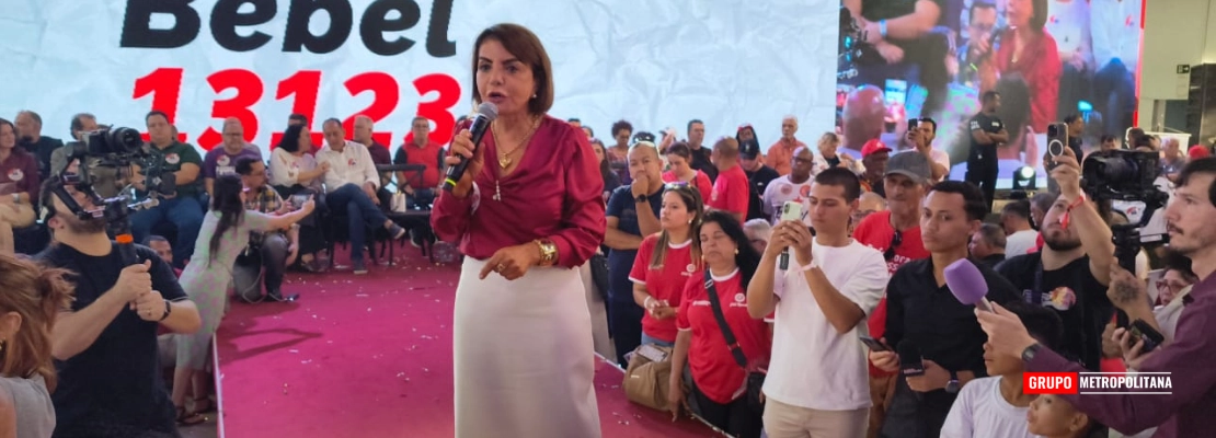 PROFESSORA BEBEL REÚNE MAIS DE 5 MIL PESSOAS NO LANÇAMENTO DA SUA CANDIDATURA