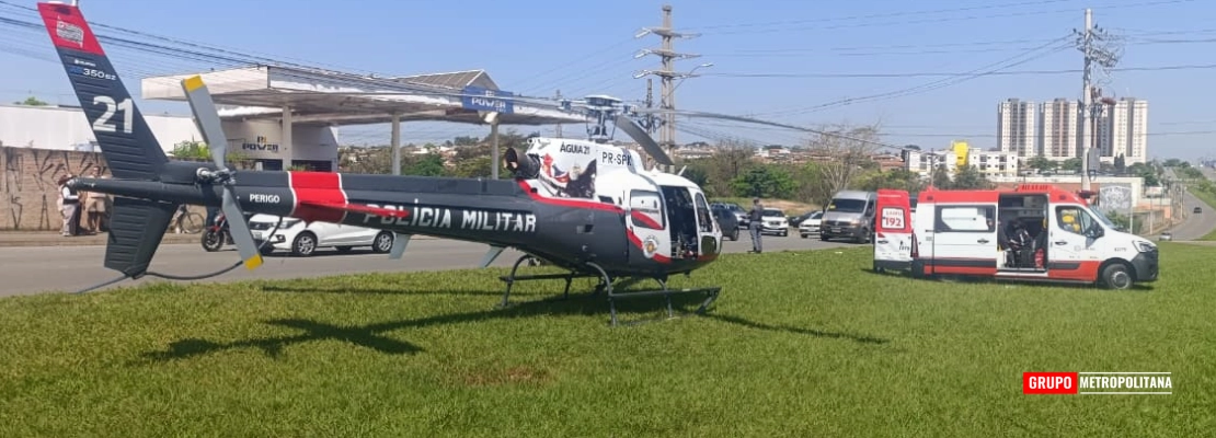 PEDREIRO FICA GRAVEMENTE FERIDO APÓS CAIR DE TELHADO DURANTE OBRA EM LIMEIRA