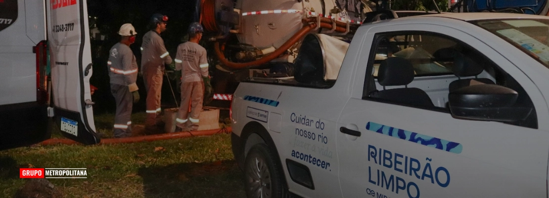 MAIS DE 310 TONELADAS DE LIXO FORAM RETIRADAS EM LIMPEZA PREVENTIVA DA REDE DE ESGOTO DURANTE 2026