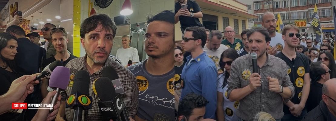 AO LADO DE LUIS BENA, RENAN SANTOS APRESENTA PROPOSTAS PARA ECONOMIA, SAÚDE E SEGURANÇA DURANTE VISITA A PIRACICABA