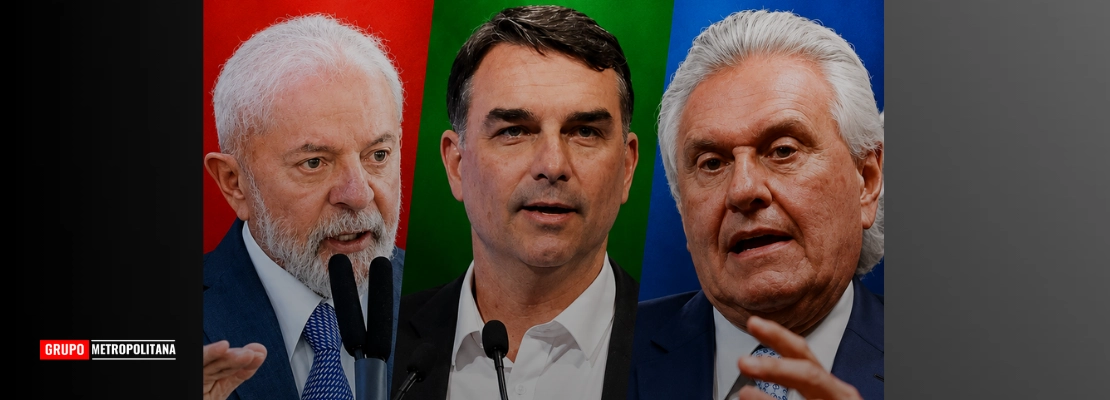 BTG/NEXUS: LULA MANTÉM EMPATE TÉCNICO COM FLÁVIO E CAIADO NO 2º TURNO