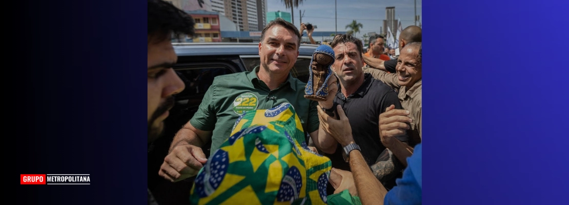 FLÁVIO BOLSONARO RECORRE AO STF CONTRA DECISÃO DE DINO SOBRE POSTS DE NOSSA SENHORA