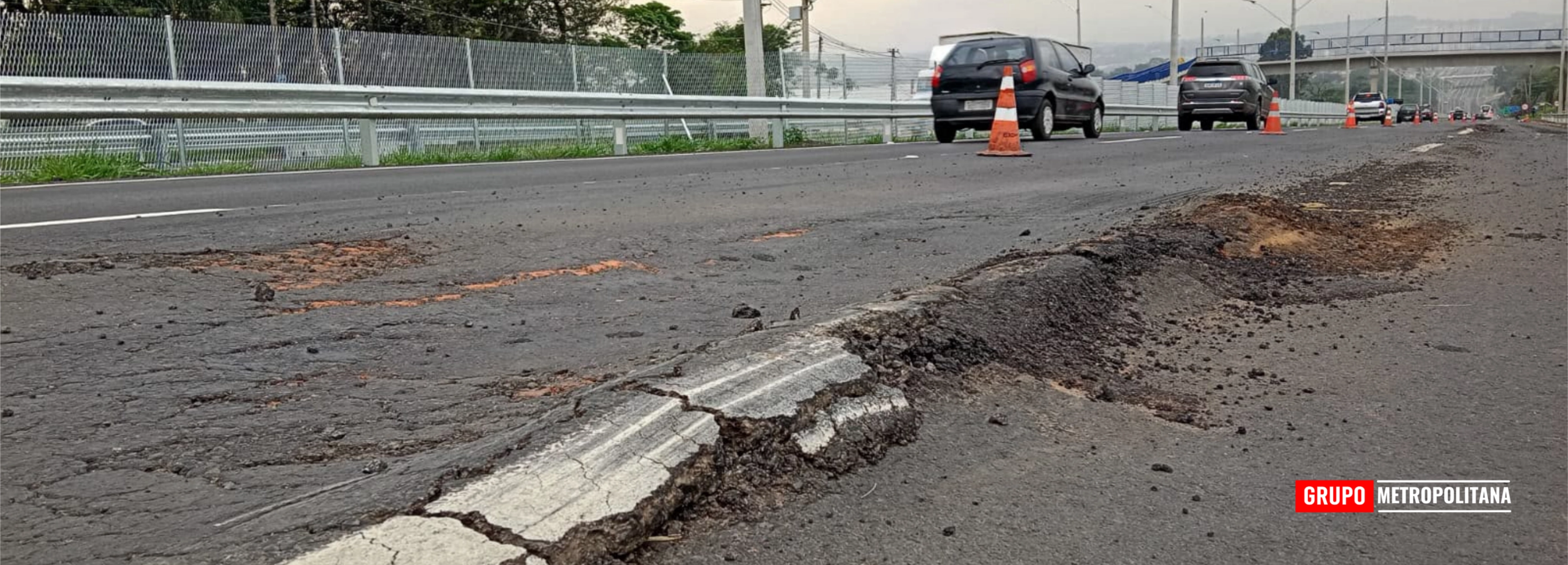 TRECHO DA SP-304 ONDE MOTOCICLISTA MORREU COMEÇA A RECEBER REPAROS EM PIRACICABA
