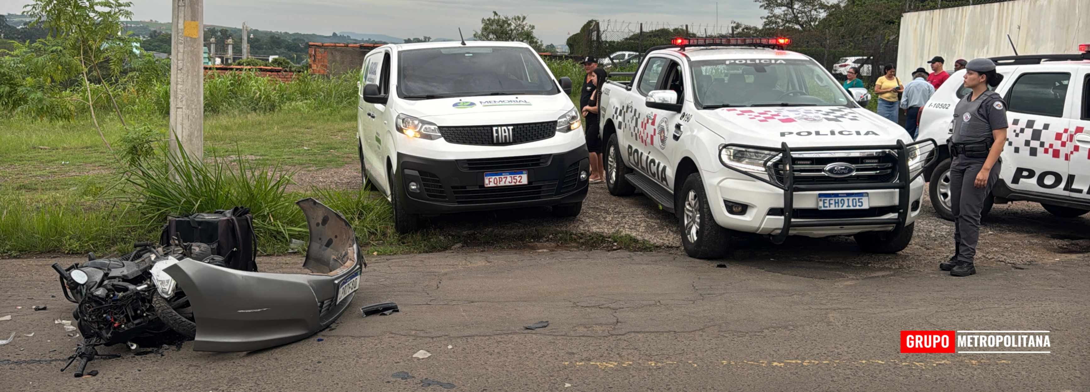 MOTOCICLISTA MORRE APÓS BATER DE FRENTE COM CARRO EM PIRACICABA