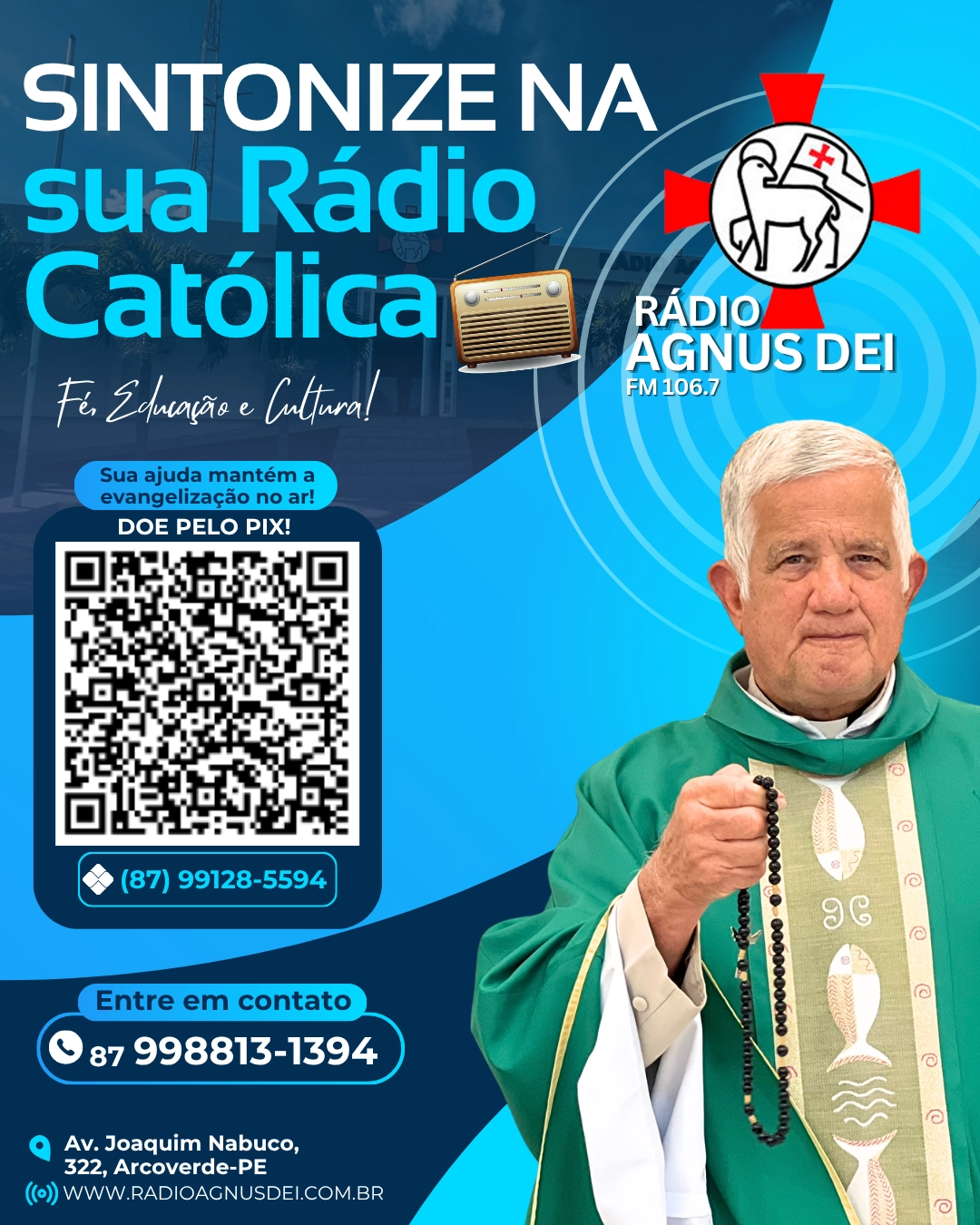 SINTONIZE NA SUA RÁDIO CATÓLICA