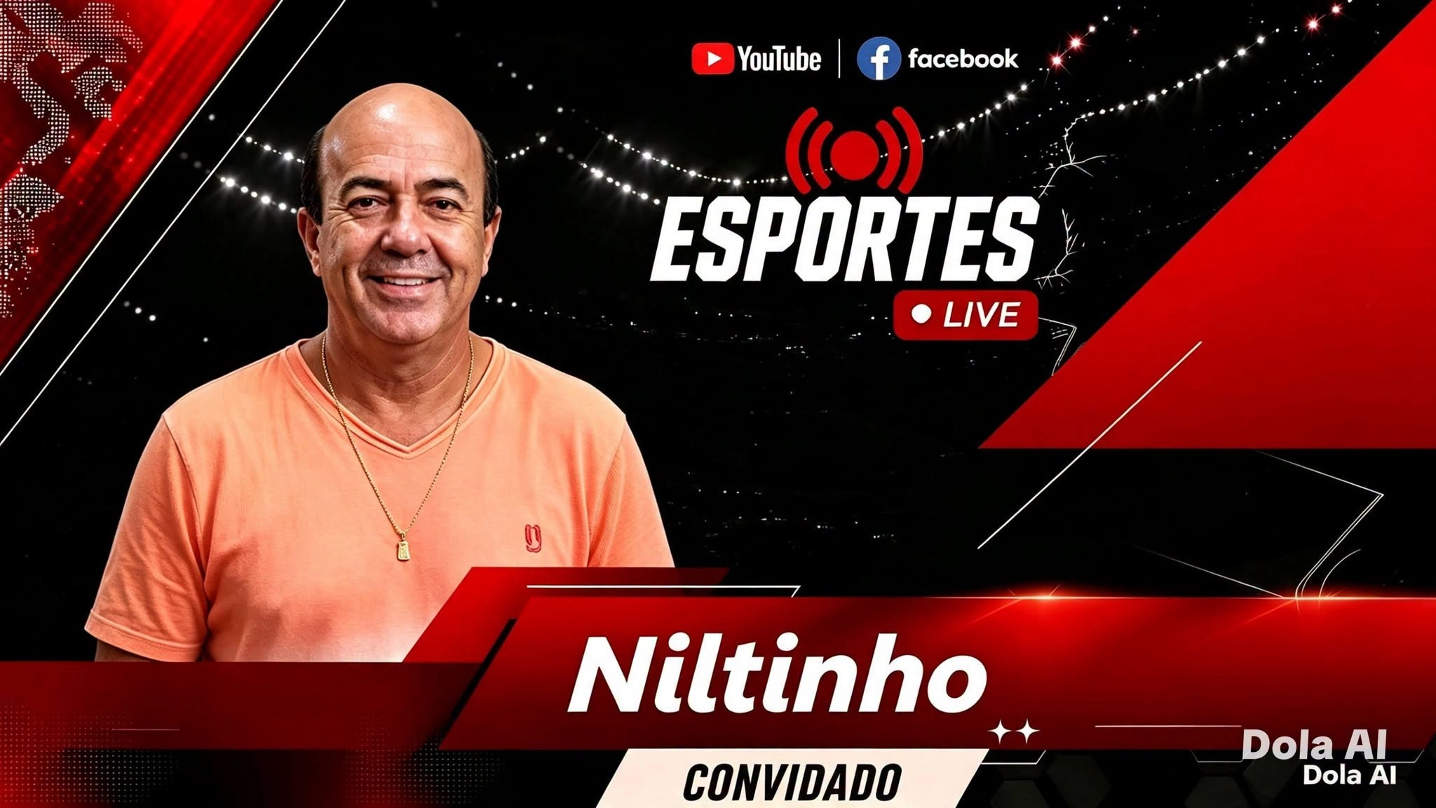Niltinho, atacante do time 65+ do EC Juventude, é o convidado desta quarta-feira, dia 12, do Programa ESPORTES LIVE