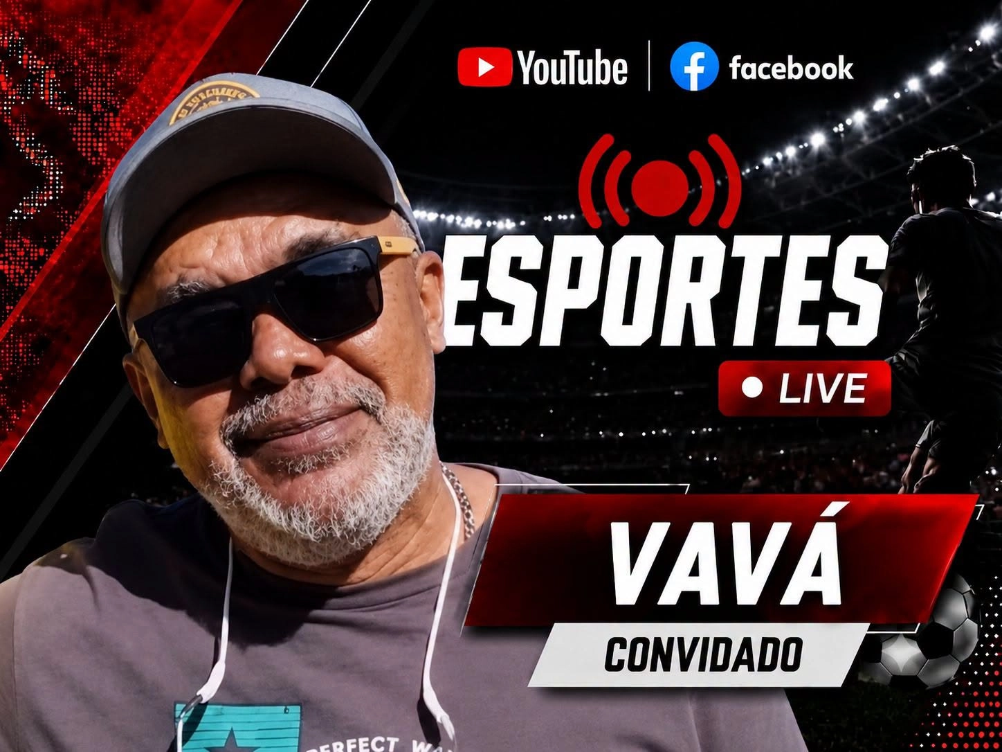 Vavá - Diretor Presidente do Grêmio 119, de Santos-SP , é o convidado desta sexta-feira, dia 4, do Programa ESPORTES LIVE