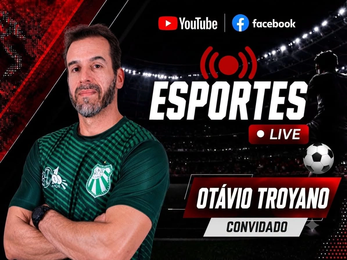 Programa ESPORTES LIVE recebe nesta sexta-feira, dia 4, o professor Otávio Troyano - técnico do basquete de base da AA Caldense(MG)