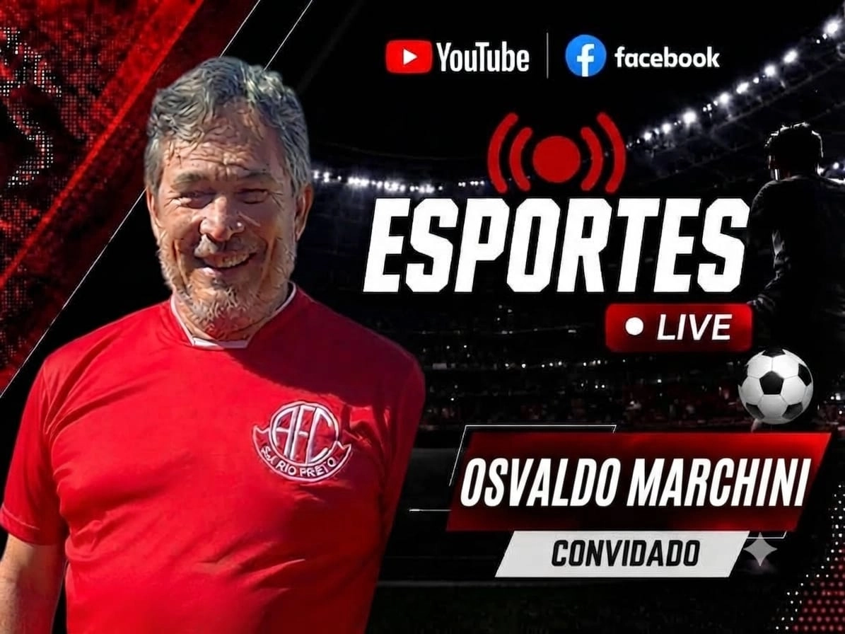 Osvaldo Marchini - Diretor Comercial do América FC, de São José do Rio Preto - participa nesta sexta feira do programa ESPORTES LIVE