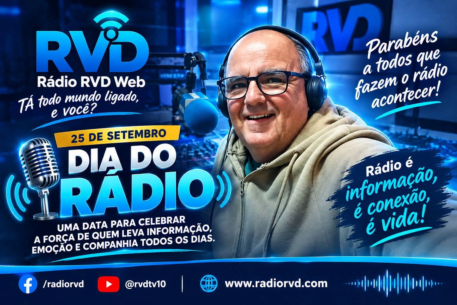 Dia 25 de setembro - Dia do Rádio