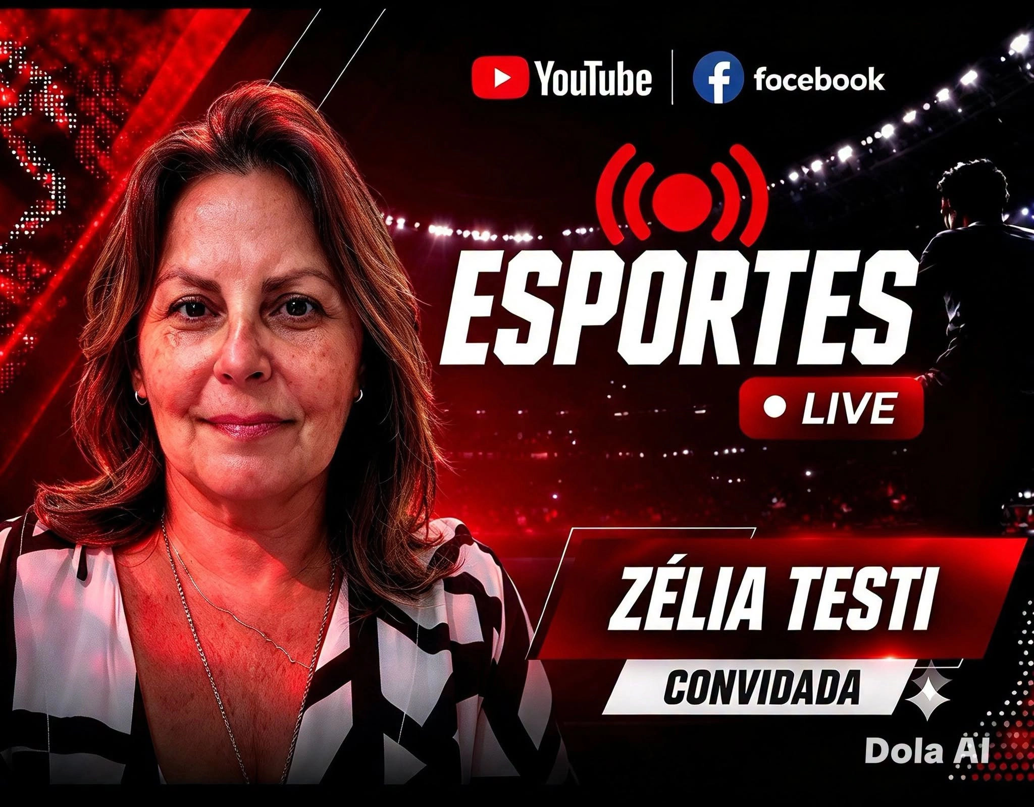 Zélia Testi, Secretaria de Esportes de Poços de Caldas(MG), é a convidada desta sexta-feira, dia 2, do programa ESPORTES LIVE
