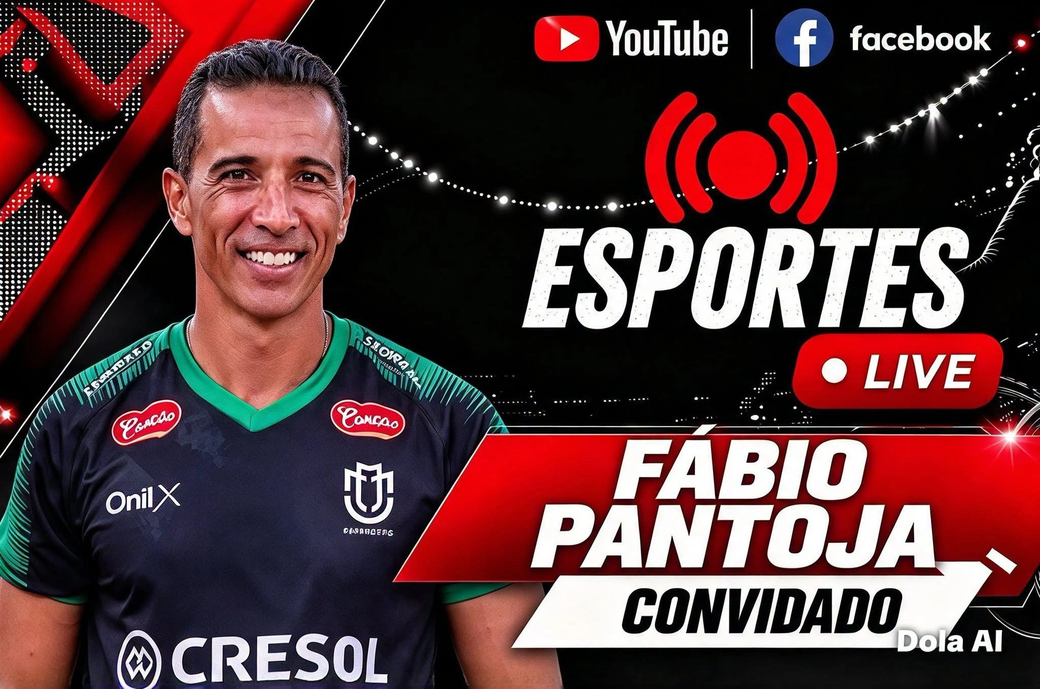 Fábio Pantoja - Preparador Físico Auxiliar do Maringá FC(PR) - participa nesta quarta-feira, dia 14, do Programa ESPORTES LIVE