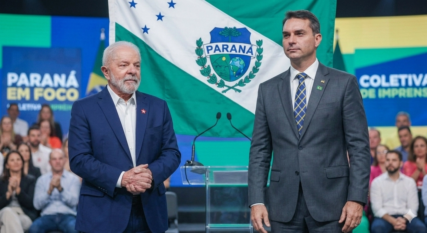 Flávio Bolsonaro lidera corrida presidencial no Paraná com 44% das intenções de voto, aponta Real Time Big Data