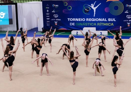 Maringá recebe cerca de 500 atletas para o Torneio Regional Sul de Ginástica Rítmica