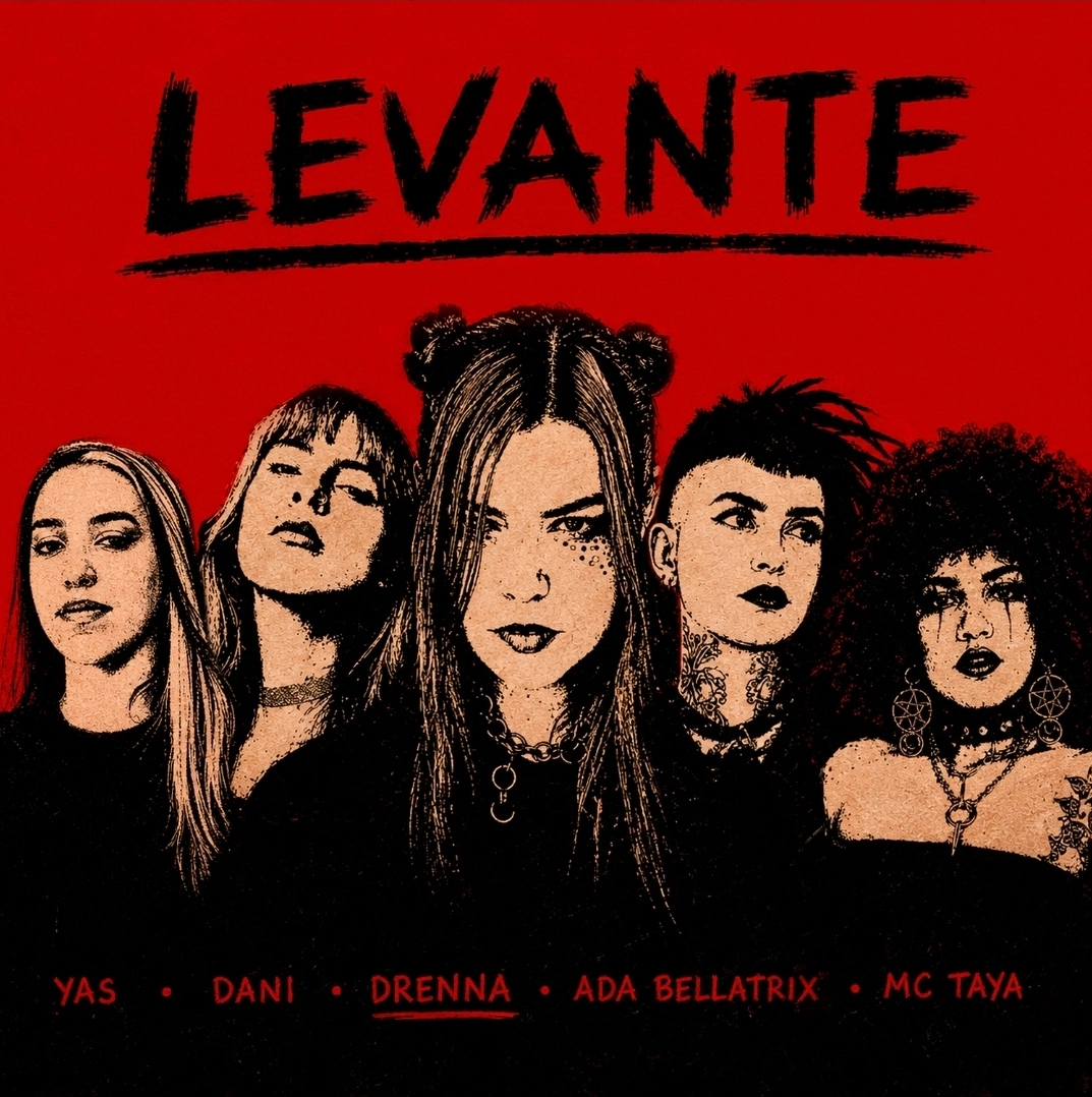 Drenna lança “Levante”: manifesto feminista em formato rock visceral reúne cinco vozes da cena pesada nacional