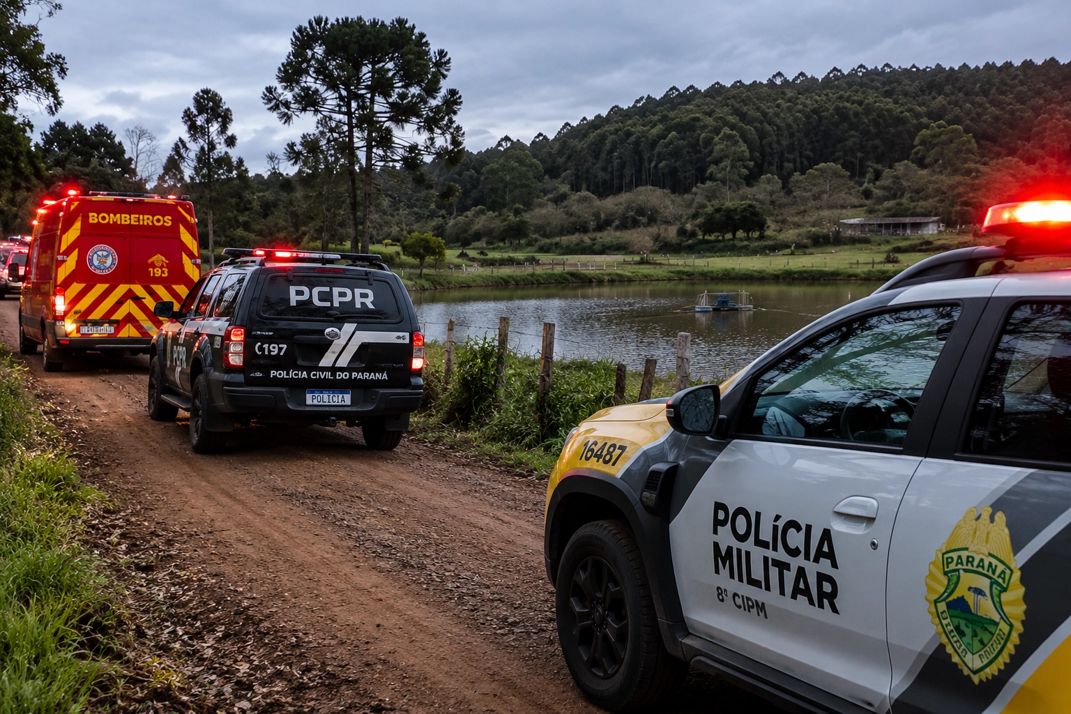 Homem de 55 anos é encontrado morto dentro de tanque de peixes em Rebouças