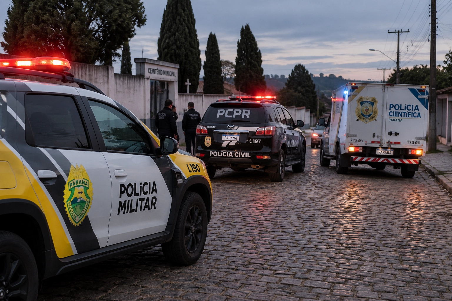 Túmulo é violado e restos mortais são retirados de sepultura em Rebouças