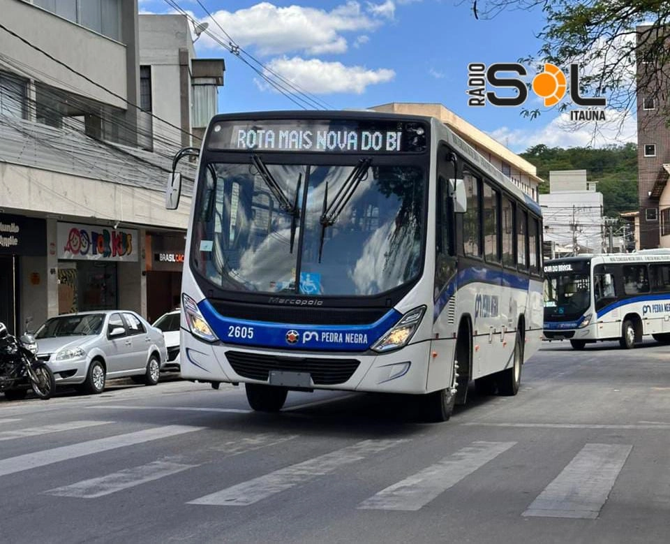 Prefeitura de Itaúna e Viação Pedra Negra oferecem tarifa zero no transporte coletivo no domingo de eleição