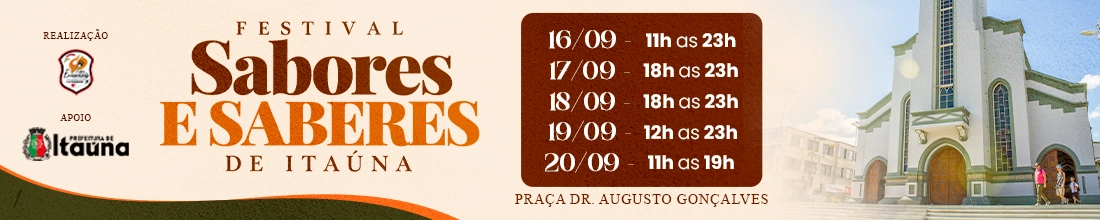 PREFEITURA ITAÚNA - SABORES E SABERES DE ITAUNA