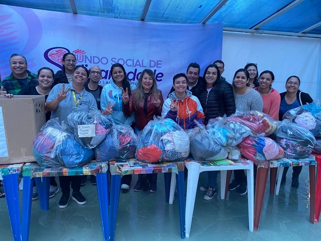 Guarujá finaliza Campanha do Agasalho 2026 com 25 mil peças arrecadadas