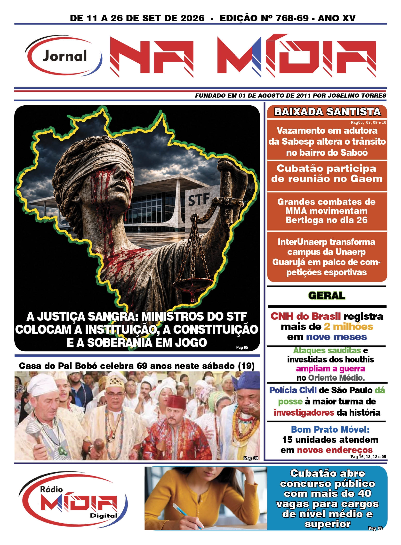JORNAL NA MÍDIA EDIÇÃO 768-69