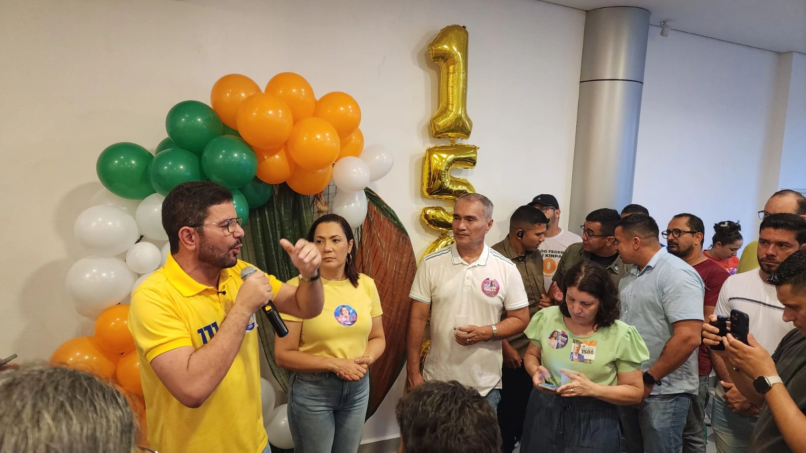 Inauguração do comitê de Minouro Kimpara reúne lideranças e recebe a governadora do Acre
