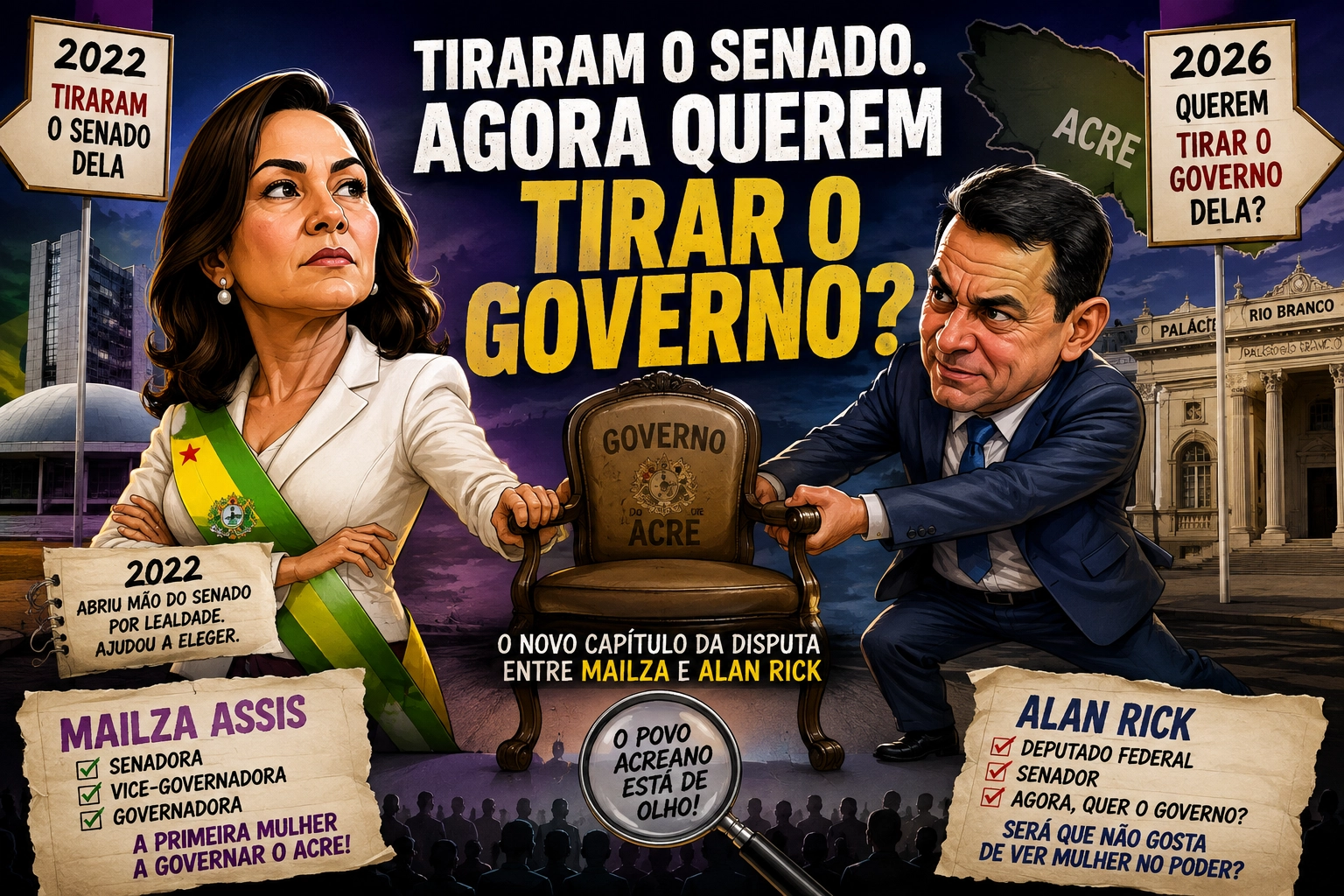 A HISTÓRIA SE REPETE?” —PELA SEGUNDA VEZ ALAN RIK TENTA CALA A VOZ DAS MULHERES NA POLITICA!