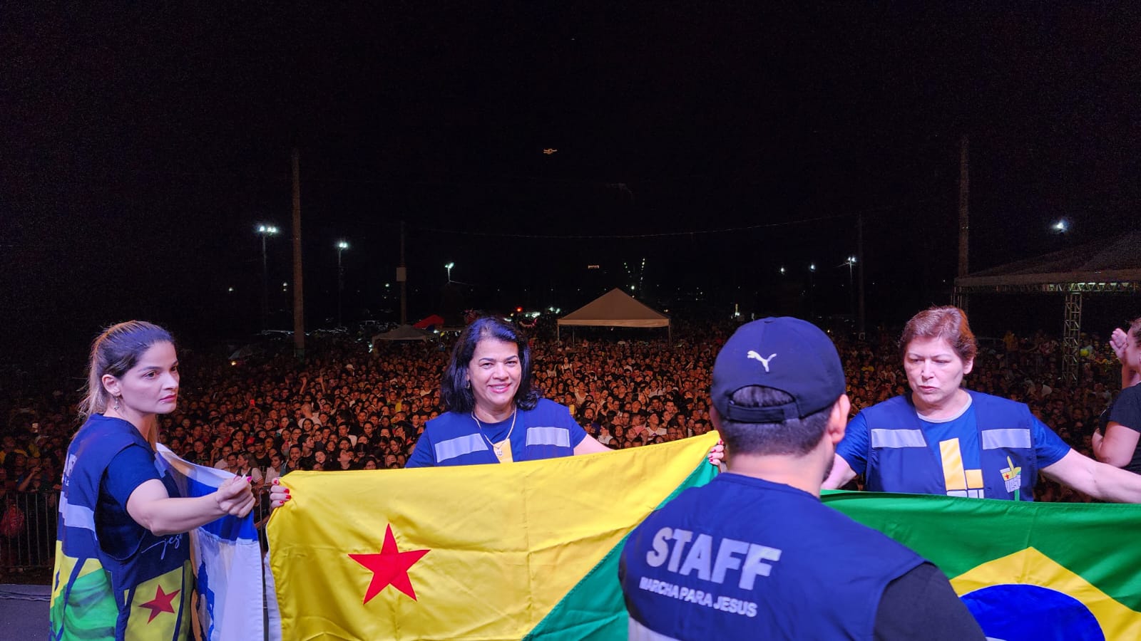 Pastora Cida é uma das organizadoras da Marcha pra Jesus 2023