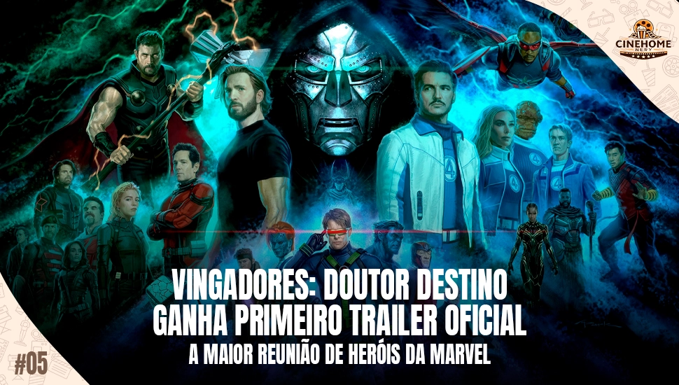 “Vingadores: Doutor Destino” ganha primeiro trailer oficial com Robert Downey Jr. como vilão