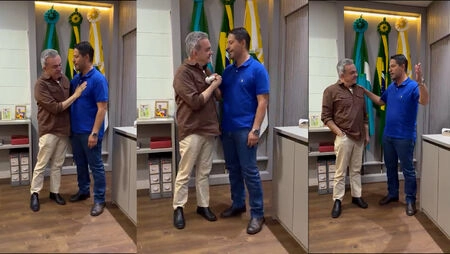 Prefeito de Vicentina declara apoio a Vander Loubet para o senado..