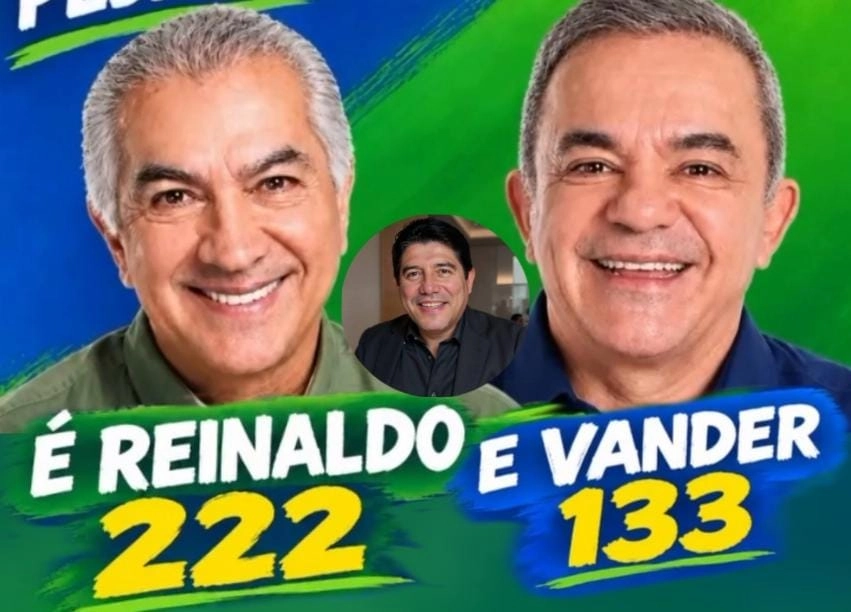 Mais um na dobradinha dos candidatos municipalista; Ex prefeito e amigo de Reinaldo Declara 2° voto a Vander Loubet para o senado .