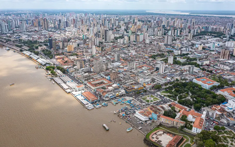 COMEÇAMOS PELA A CAPITAL DA AMAZONIA ENTRADA DO NORTE. BELÉM DO PARÁ