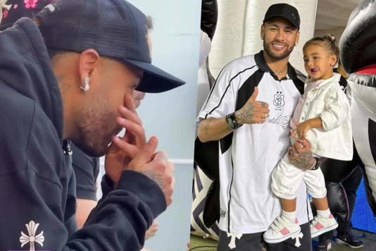 Neymar cai no choro por Mavie e revela desejo: "Sempre quis"
