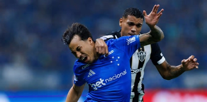 Kaio Jorge manda mensagem e se desculpa com Ruan Tressoldi após choque em clássico mineiro