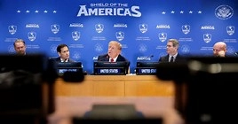 Trump promete “poderio militar sem igual” contra cartéis de drogas